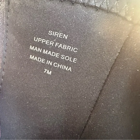 Jeffrey Campbell Siren Bootie Black Neoprene Pointed Toe Heel Booties 7 - Picture 10 of 13